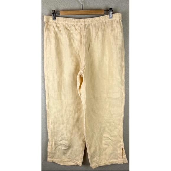 Soft Surroundings Pants Key Biscayne Gauze Pants - Picture 3 of 8